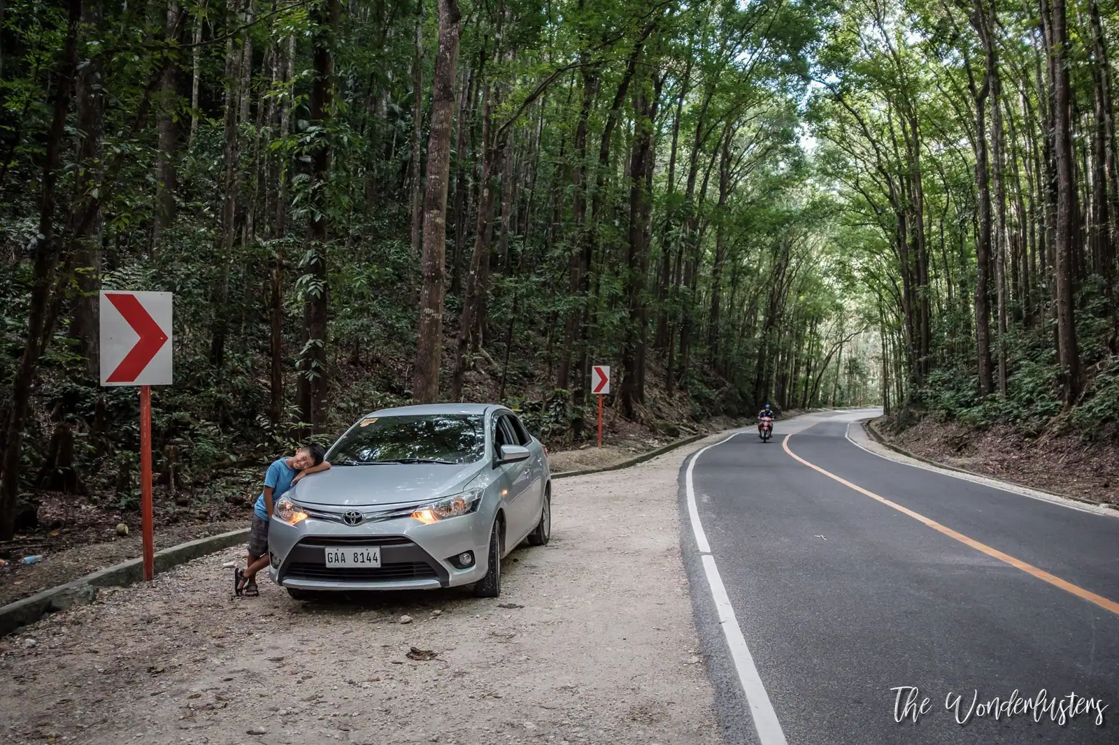 Notre voiture de location à Bohol