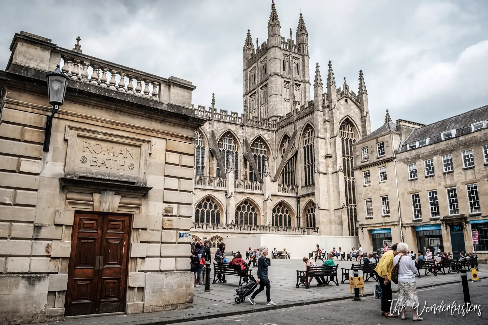 L'abbaye de Bath et les thermes romains
