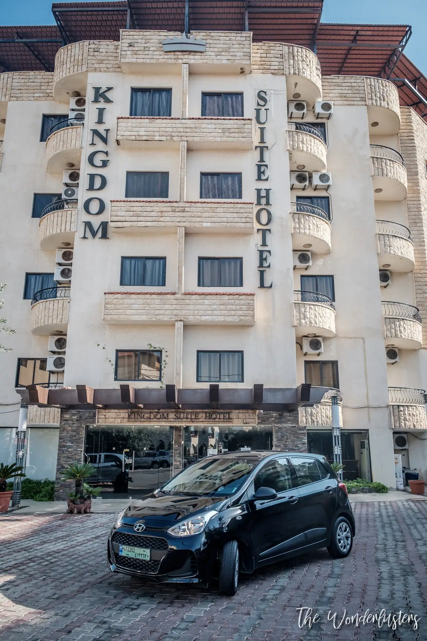 Notre hôtel et notre voiture de location