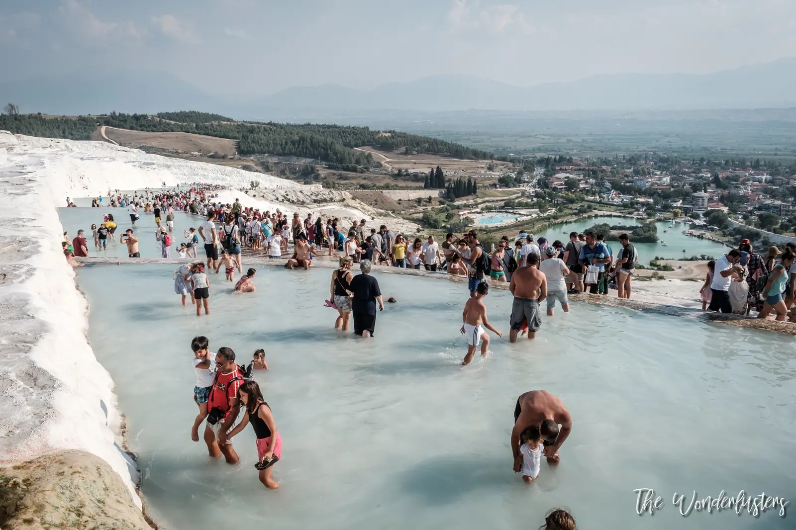 Les terrasses de travertin de Pamukkale