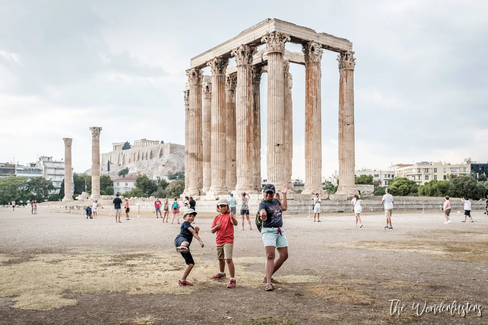 Athènes, le temple de Zeus olympien