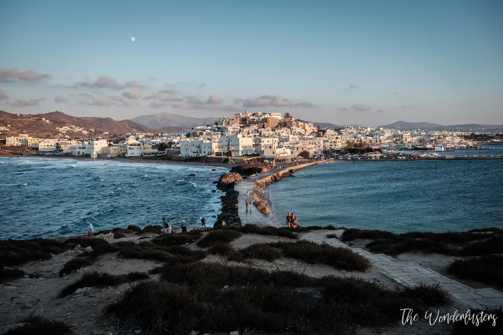 Vue de Naxos, Grèce