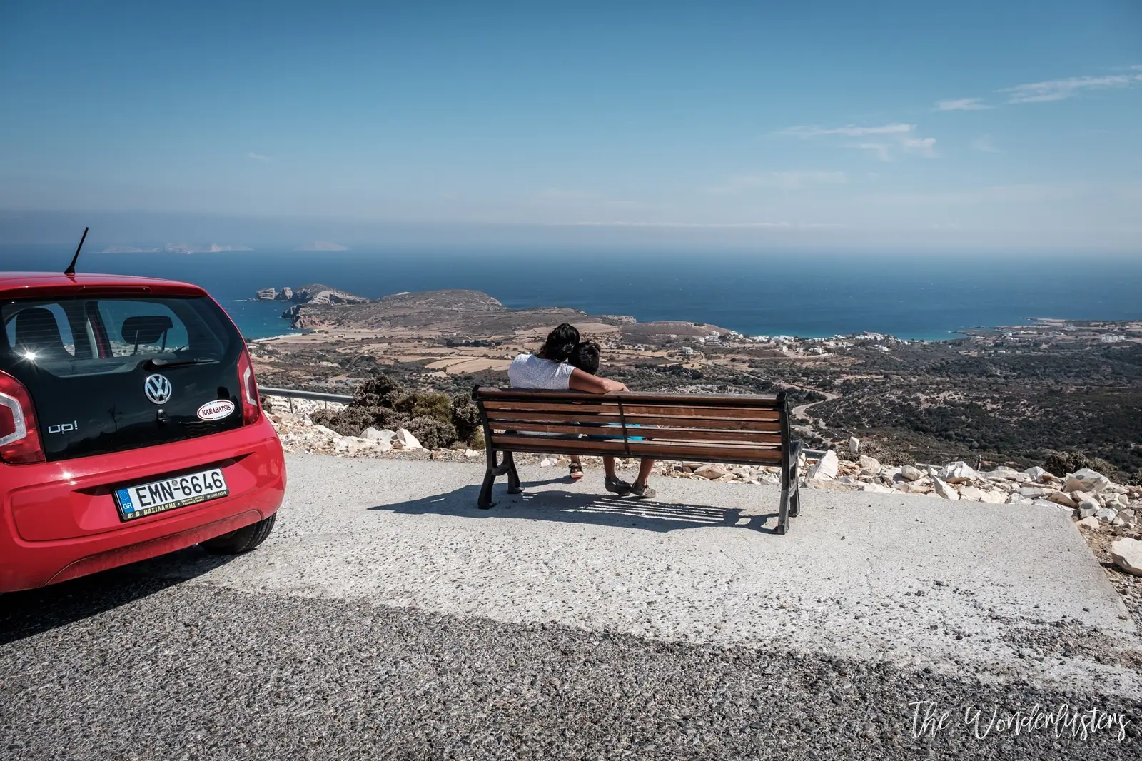 Naxos, vue sur la côte est