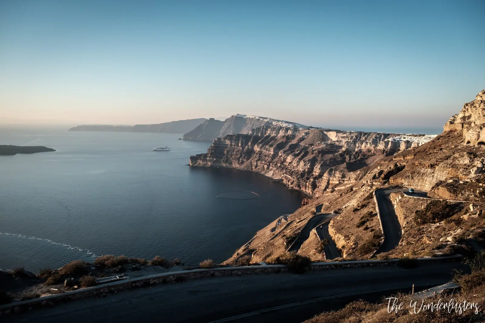 La caldeira de Santorin