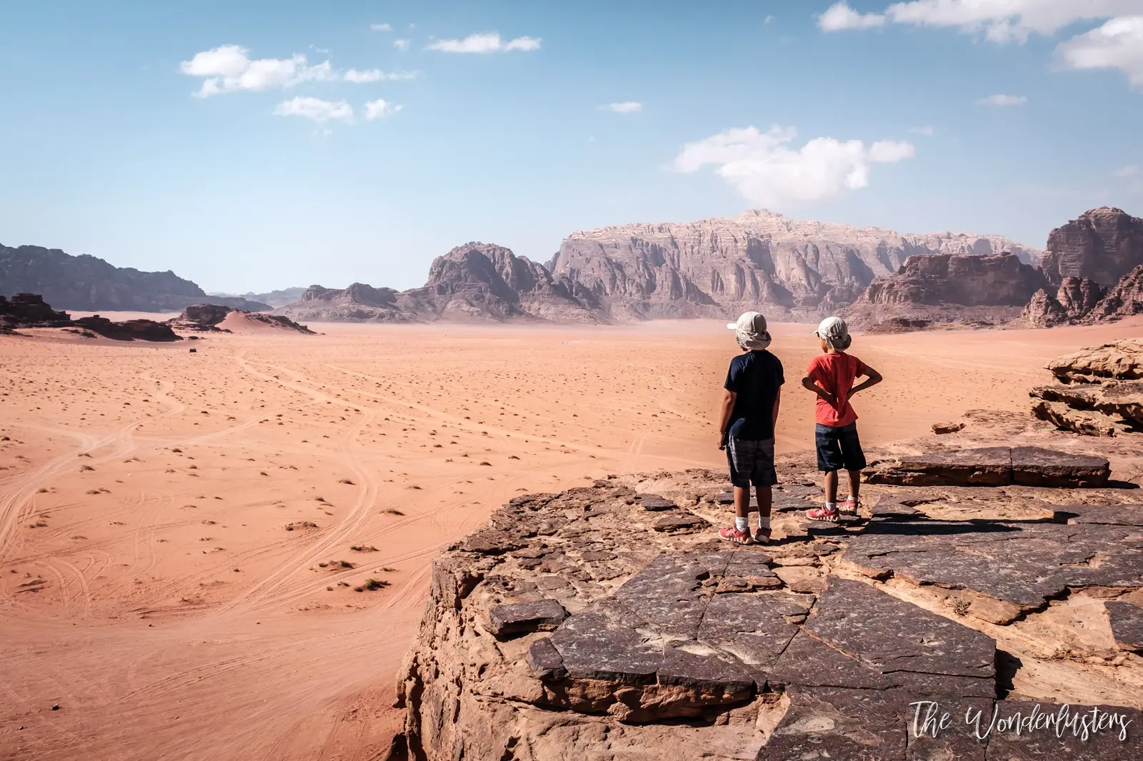 Paysage désertique du Wadi Rum, Jordanie