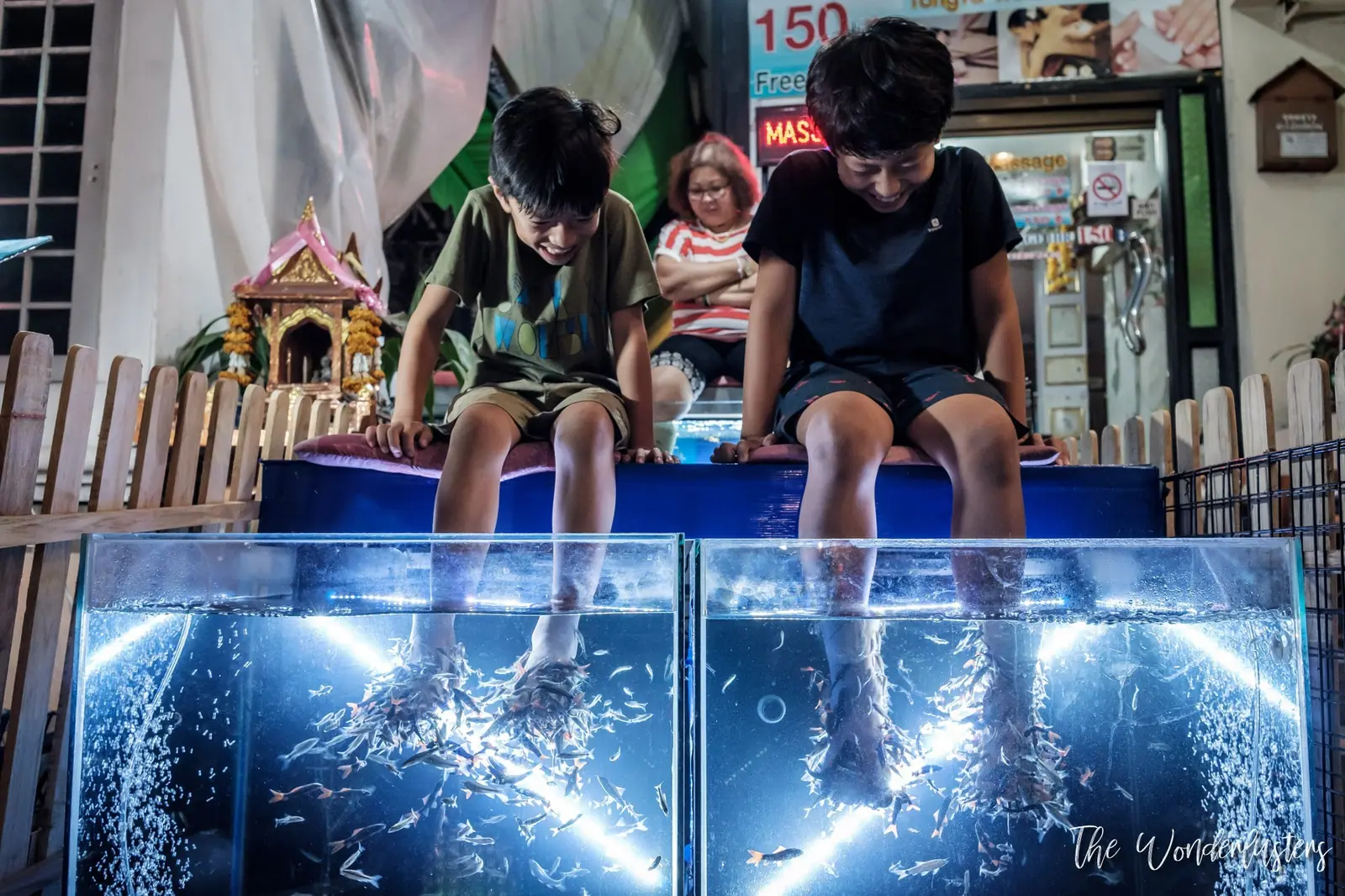 Massage des pieds par des poissons, Thaïlande