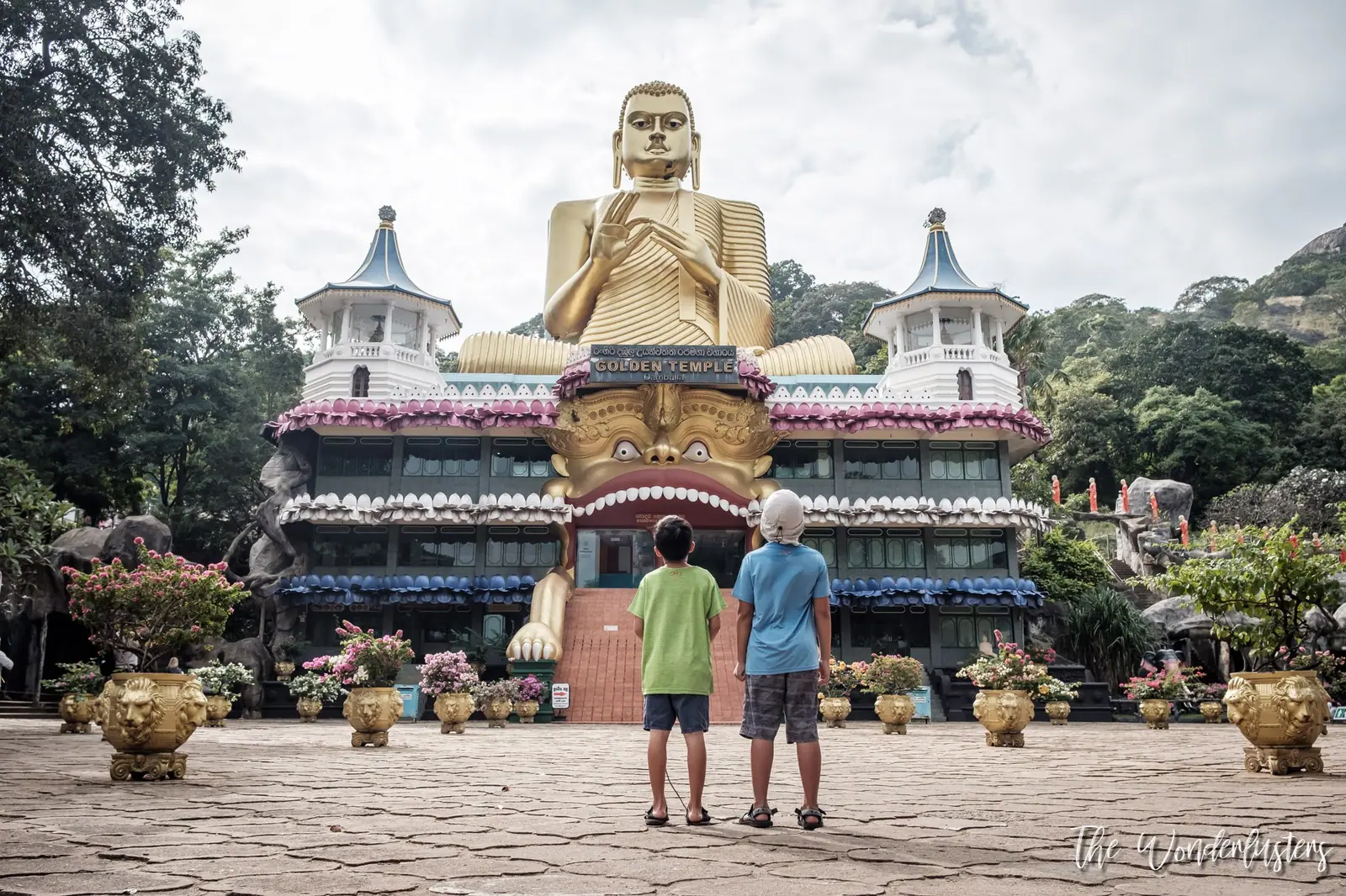 Le temple d'or de Dambulla