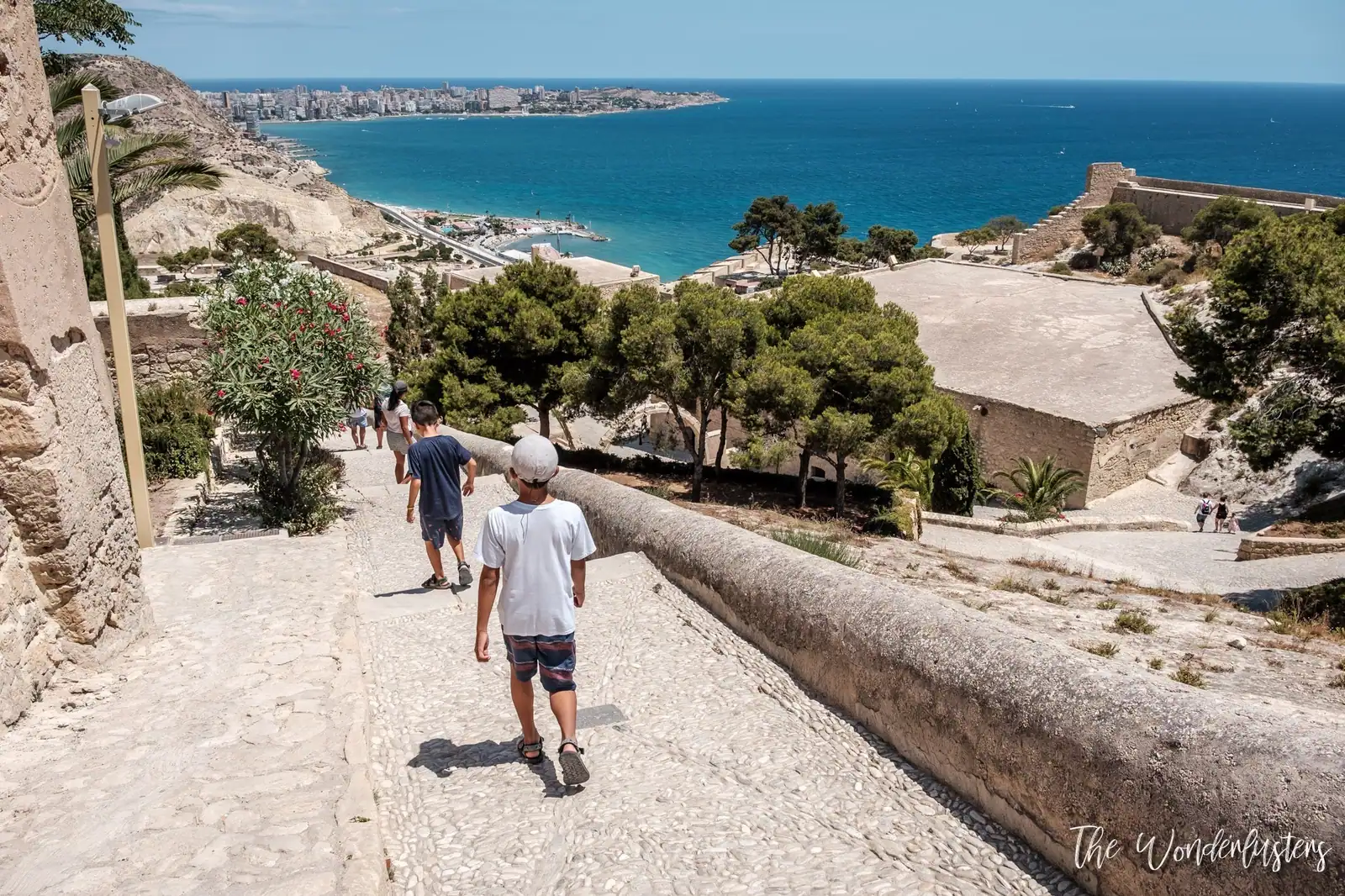 Vue depuis le château de Santa Bárbara, Alicante