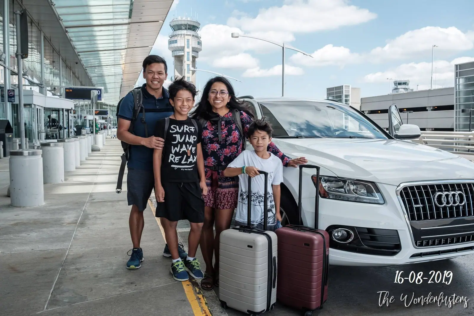 Notre famille le jour du retour, 444 jours plus tard