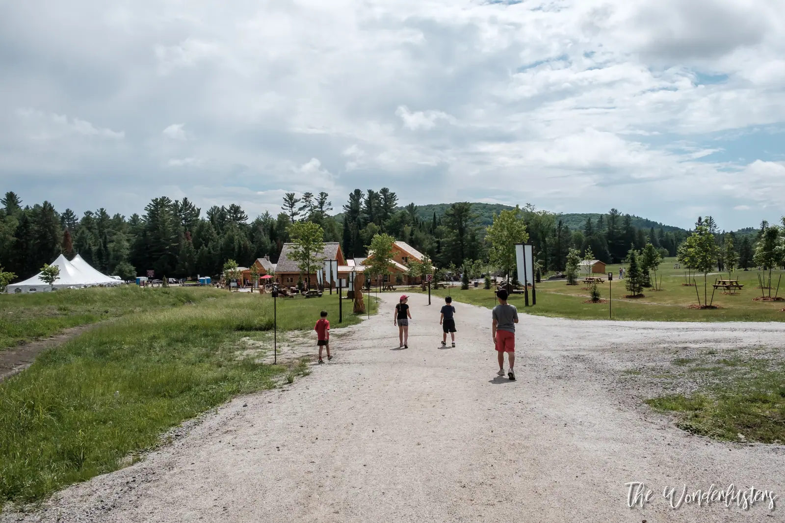 Secteur de la Terre des Pionniers au Parc Oméga